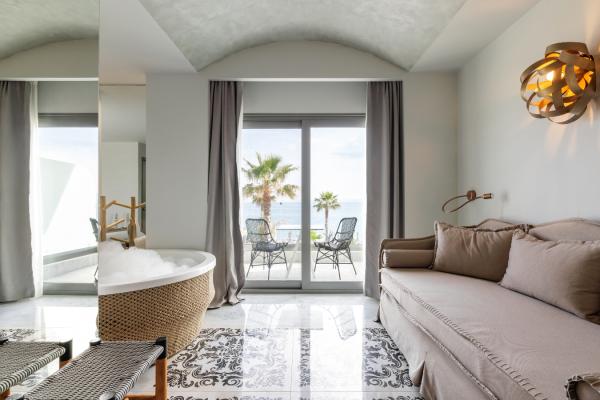 Feel the ultimate wellness and relaxation in your own Jacuzzi, enjoy the magnificent view and indulge yourself in unforgettable and dreamy holidays in Halkidiki.