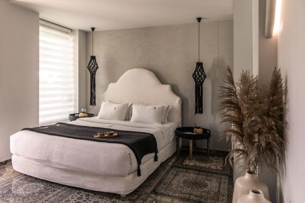 The lovely private pool of the brand new double suite of our hotel