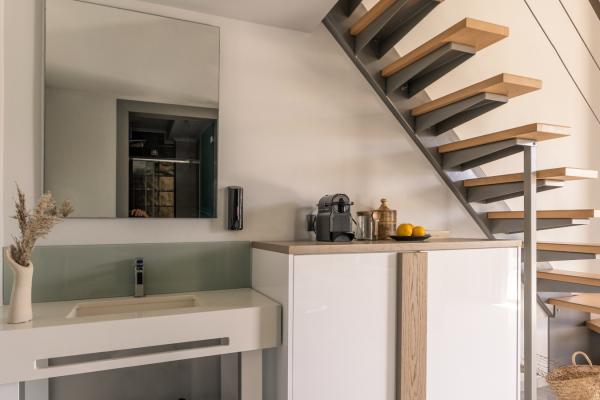 Enjoy your day with privacy in our luxurious suites and let us amaze you with our unique services or browse the secular village of Pefkohori just 2 minutes away.