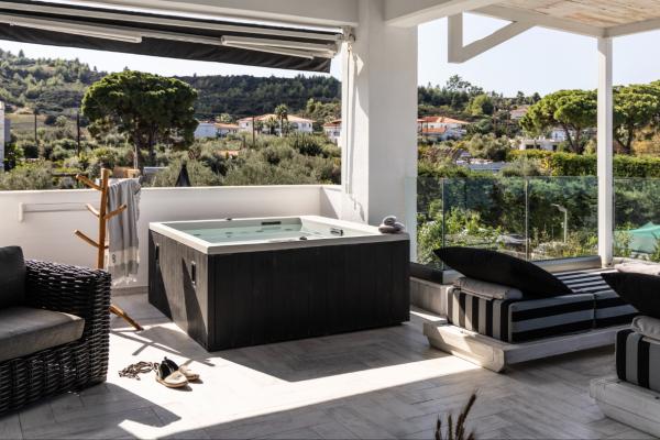 Enjoy your day with privacy in our luxurious suites and let us amaze you with our unique services or browse the secular village of Pefkohori just 2 minutes away.