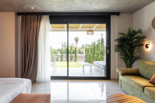 All Superior suites with garden are your sanctuary in Halkidiki!